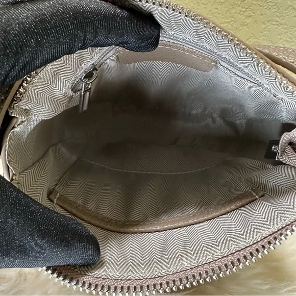 Leather Crossbody Bag Messenger Bag  Women Handbag Gray Brand New - Picture 11 of 13